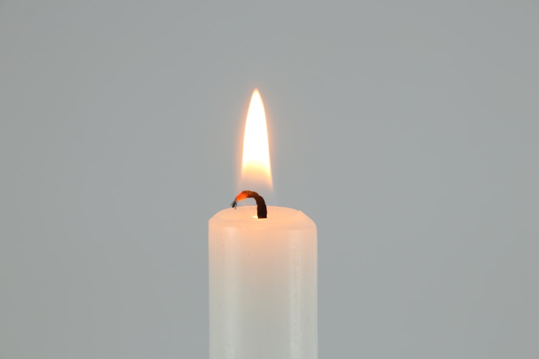 Photo Burning candle