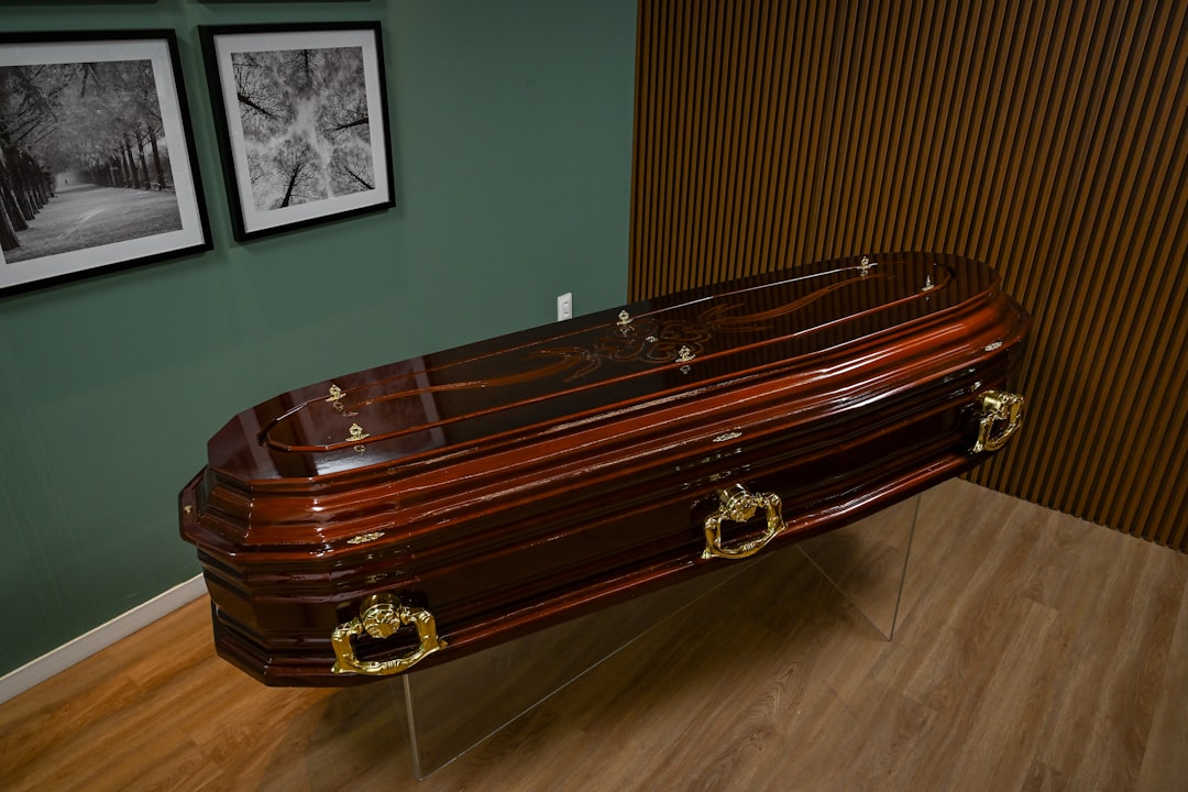 Photo zinc coffin