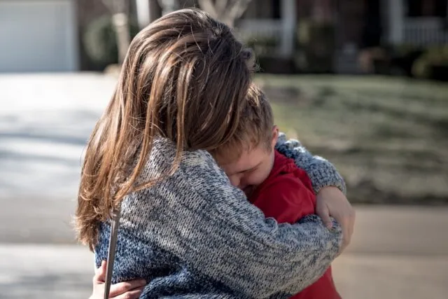 Photo supporting children through loss