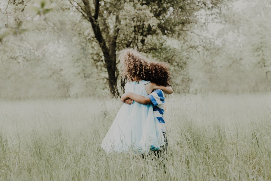 Photo supporting children through loss