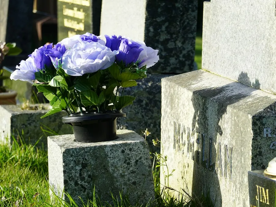 Photo cemeteries and funeral monuments